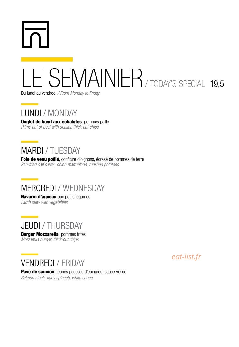L'Atelier Renault Café — carte page 5
