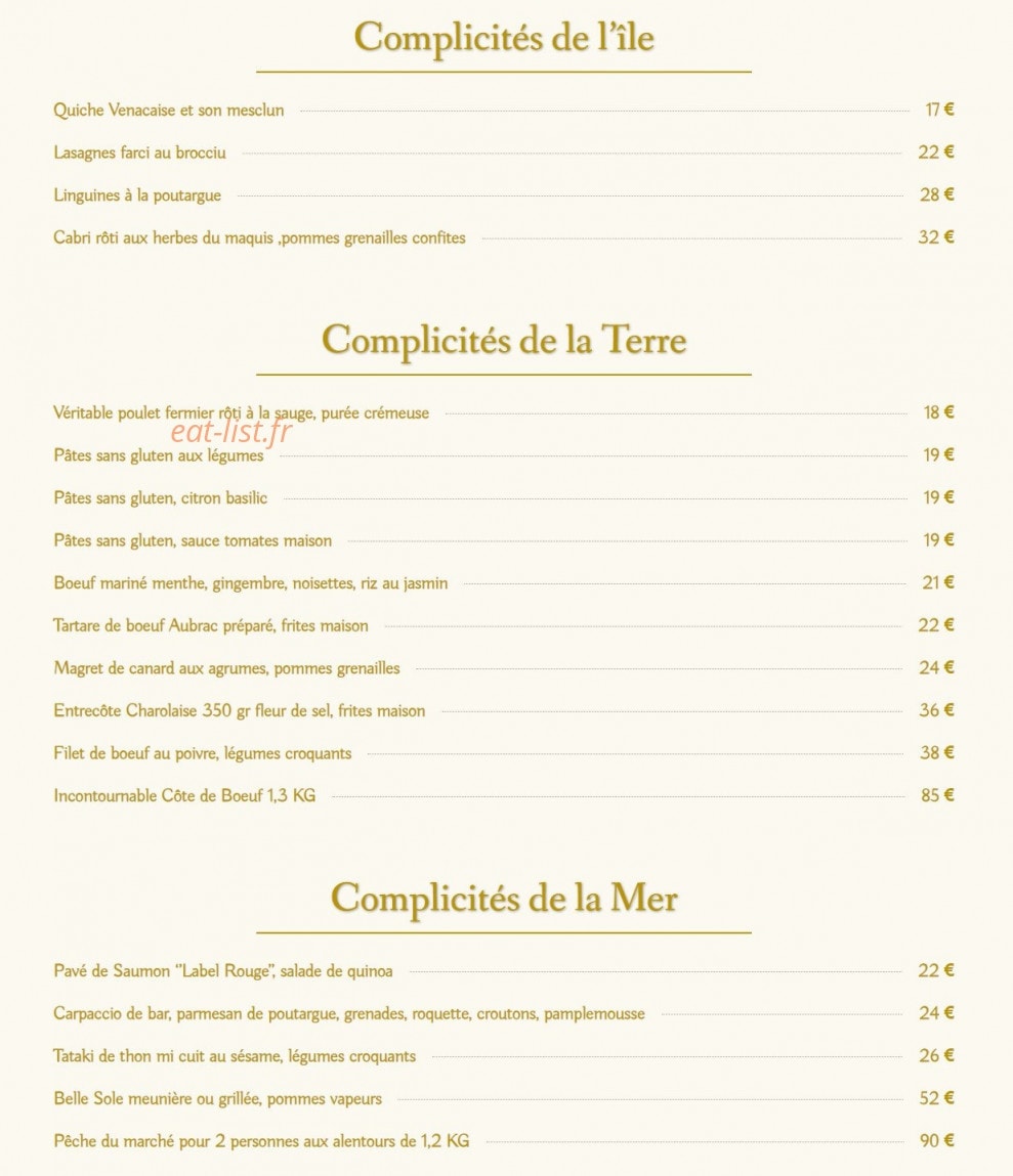 L'elysee — carte page 2
