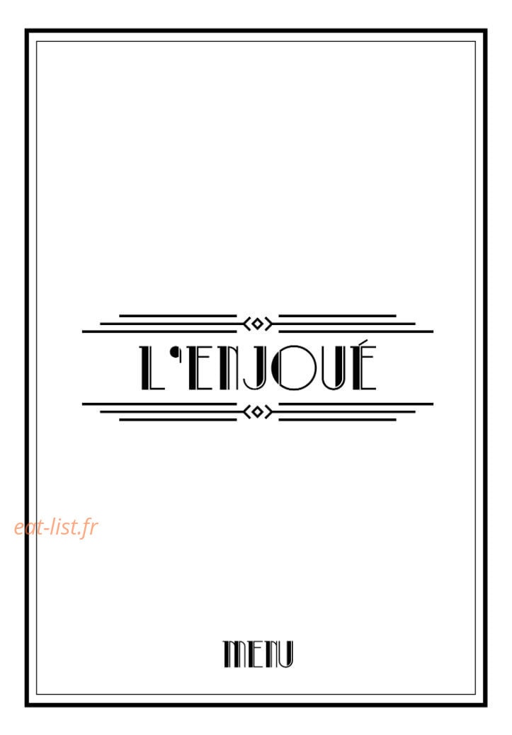 L'Enjoué — carte page 1