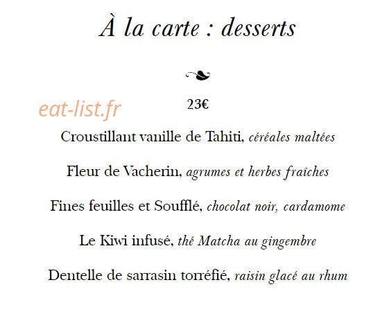 L’Orangerie — carte page 5