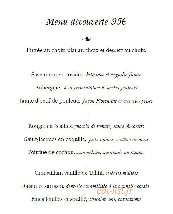 L’Orangerie — carte page 2