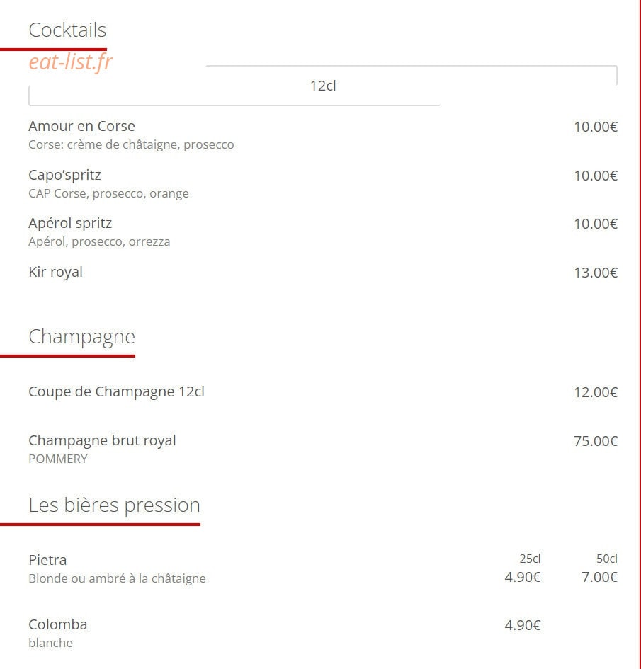 L'Orriu di Beauvau — carte page 4