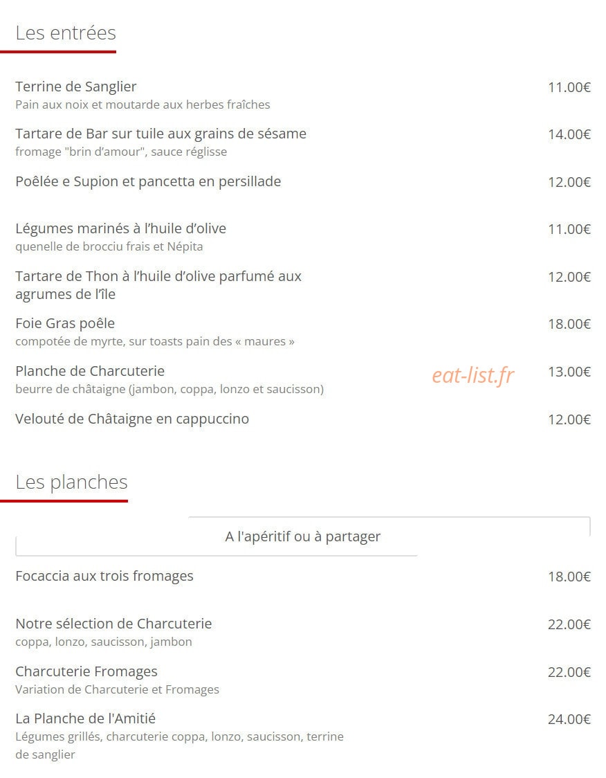 L'Orriu di Beauvau — carte page 1