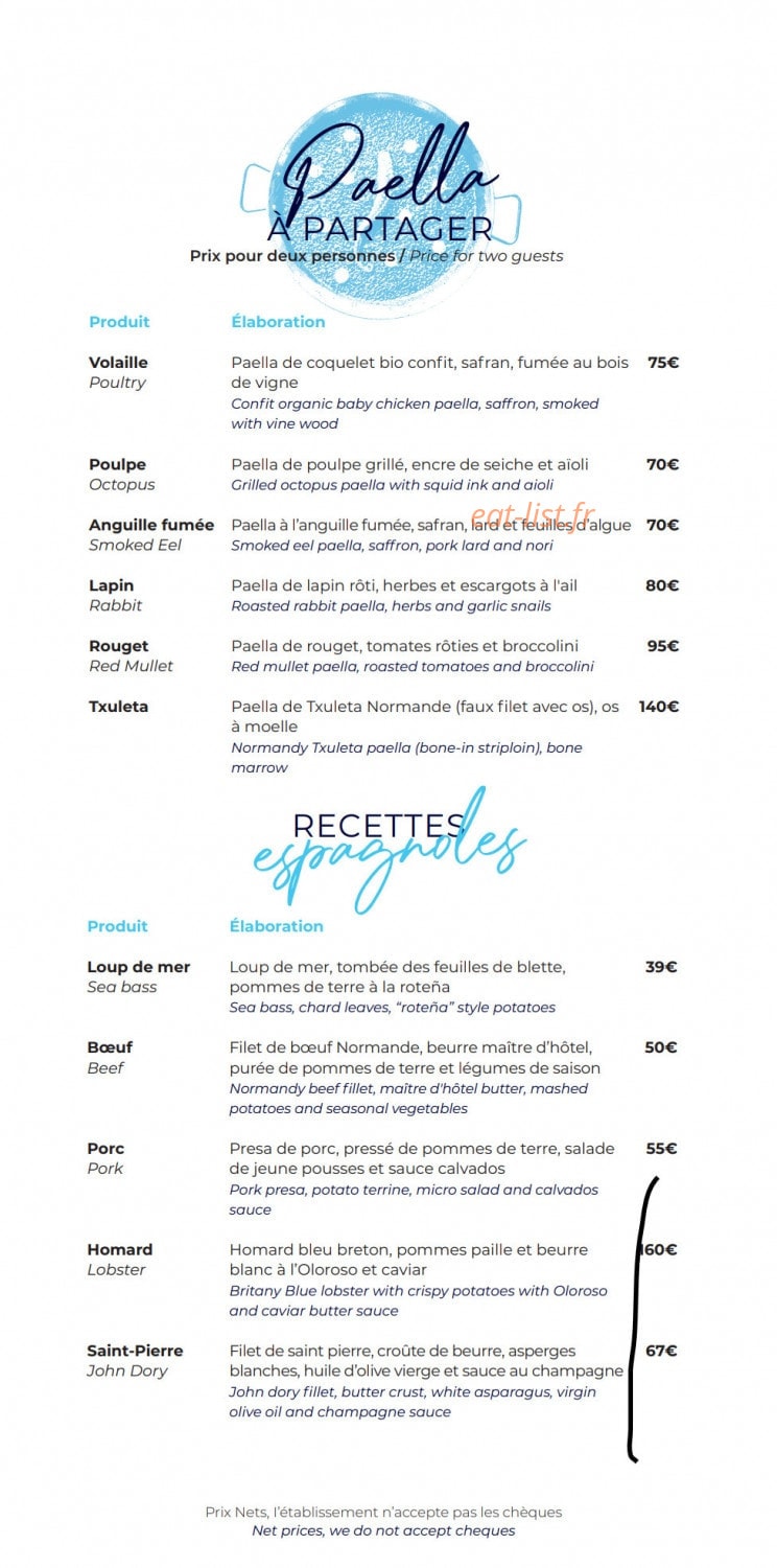La Chambre Bleue — carte page 7