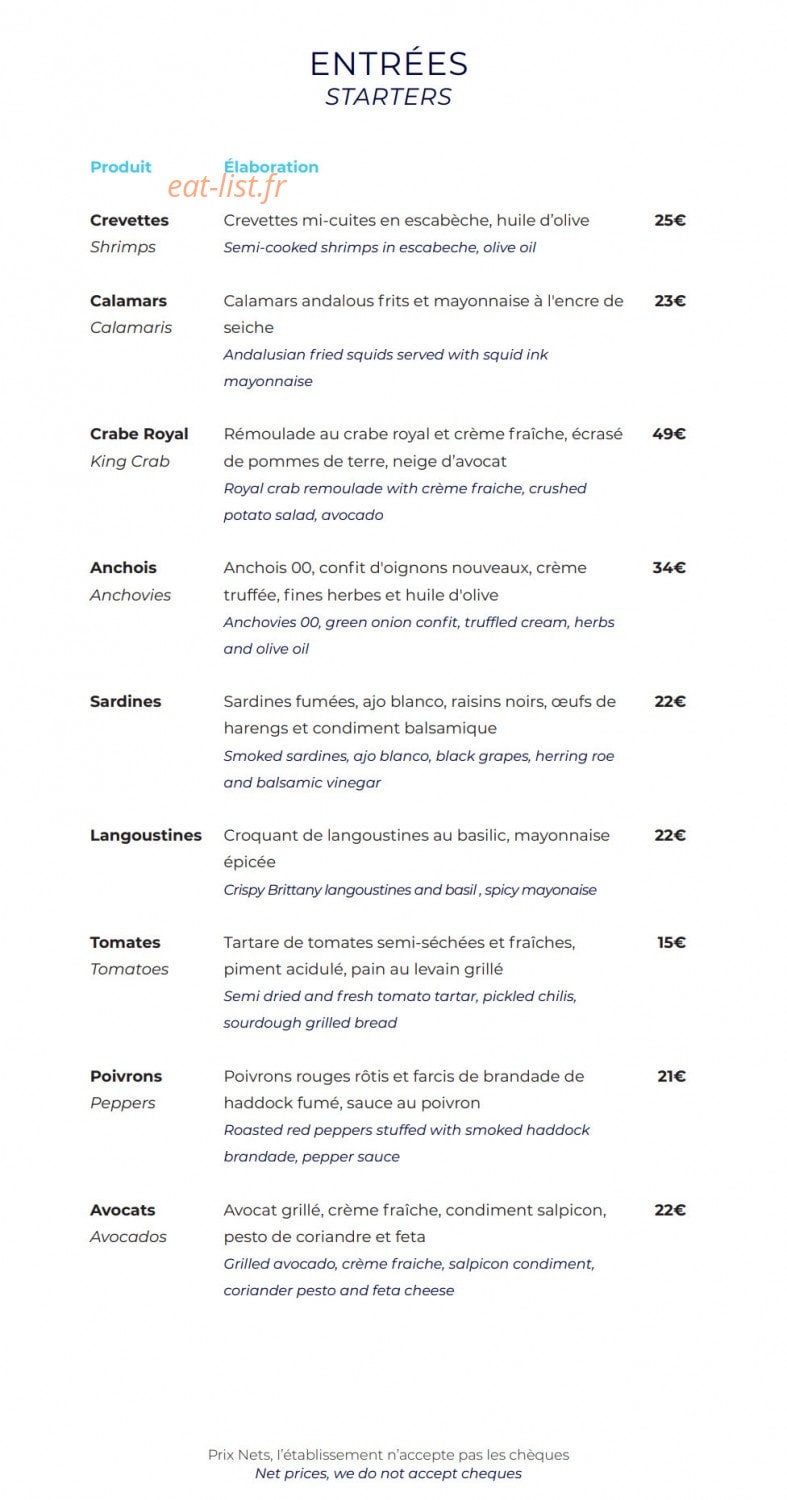 La Chambre Bleue — carte page 3