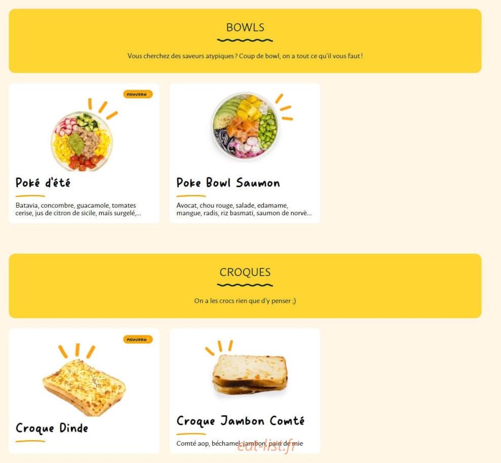 La Croissanterie — carte page 7