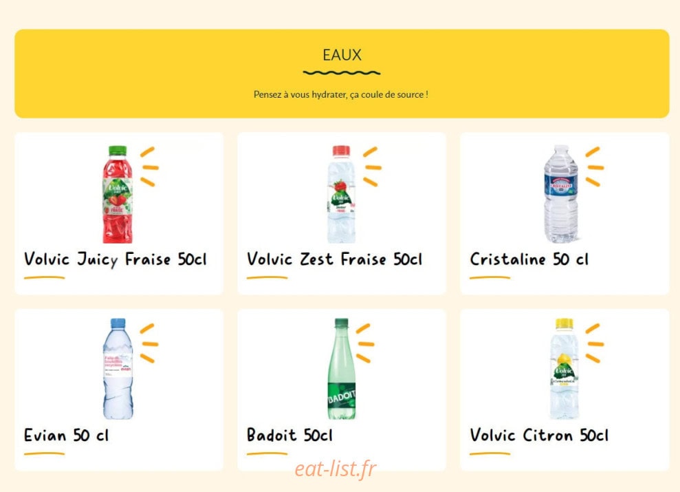 La Croissanterie — carte page 16