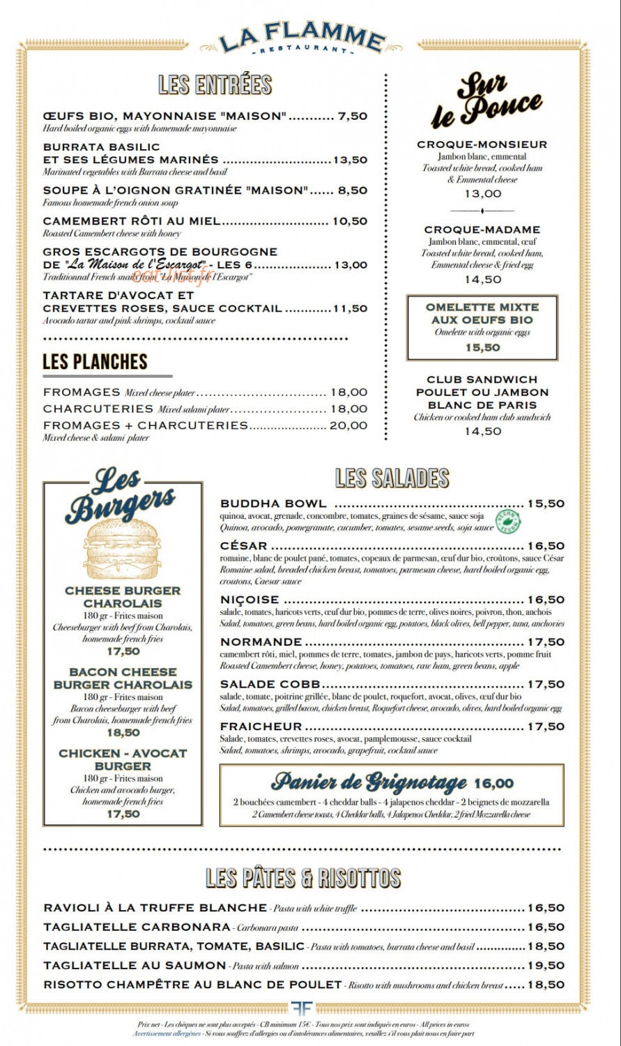 La Flamme — carte page 15