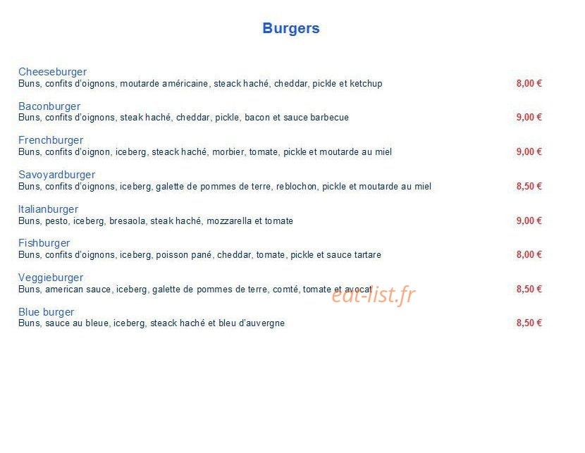 La Fromagette — carte page 3