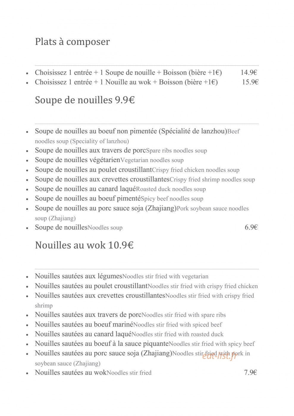 La pâte à nouilles — carte page 2