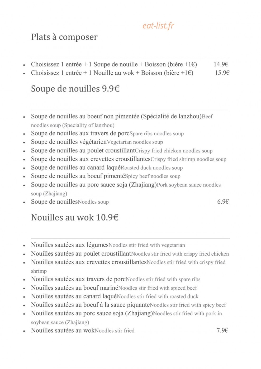 La pâte à nouilles — carte page 2