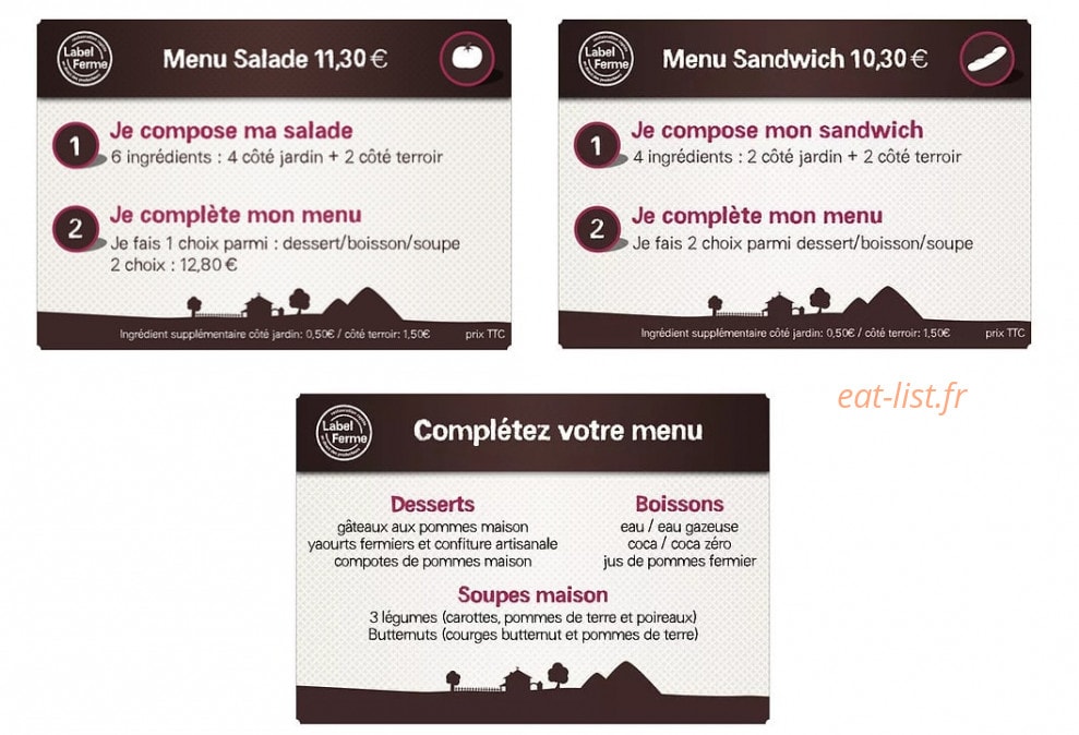 Label Ferme — carte page 1