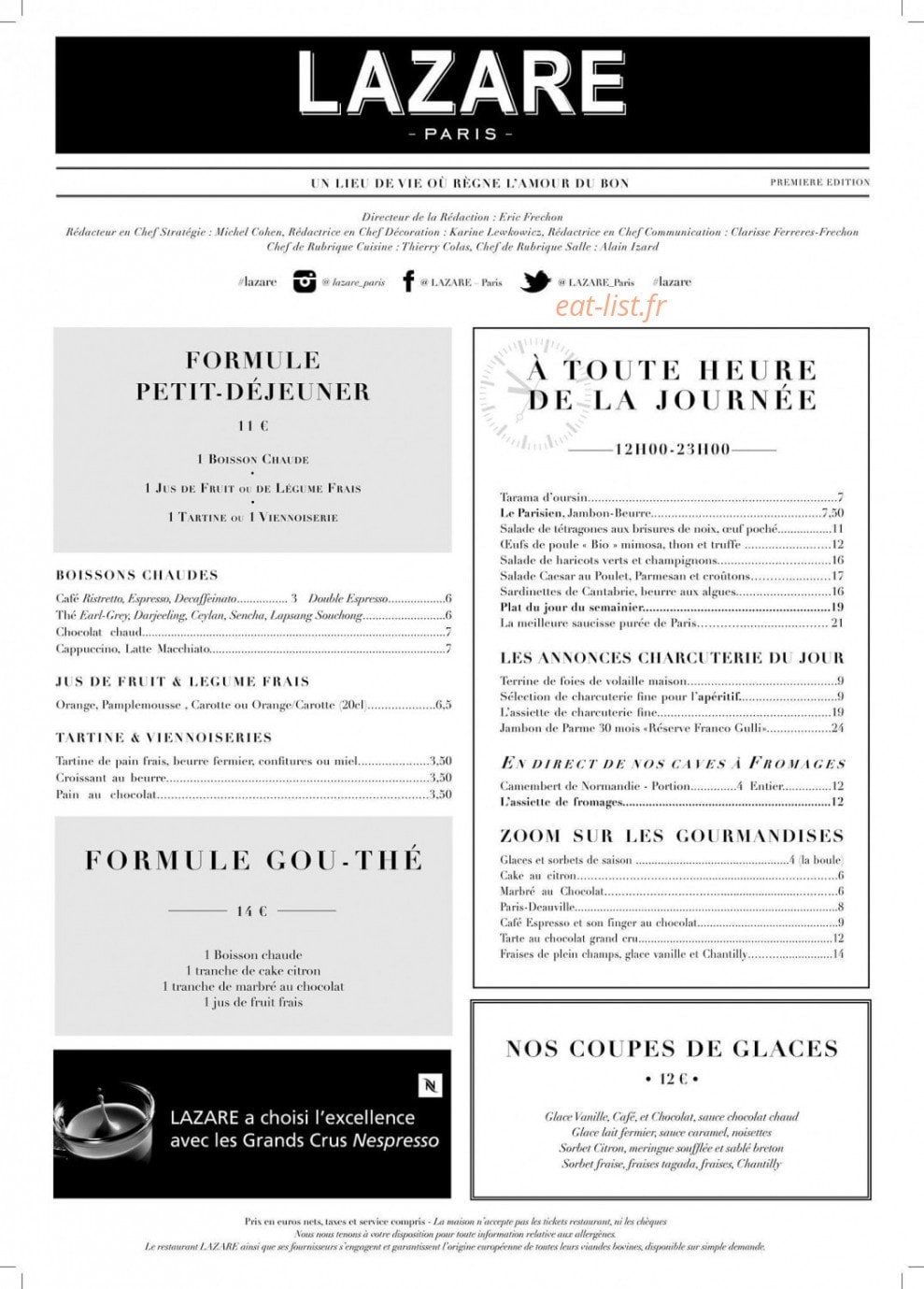 Lazare — carte page 1