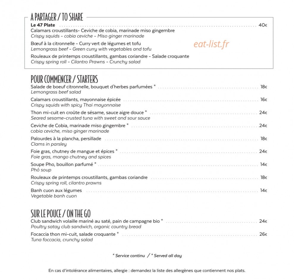 Le 47 — carte page 1