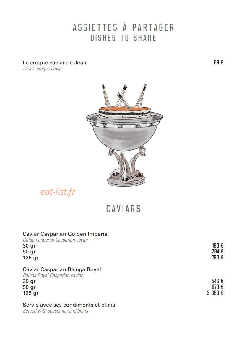Le Bar — carte page 2
