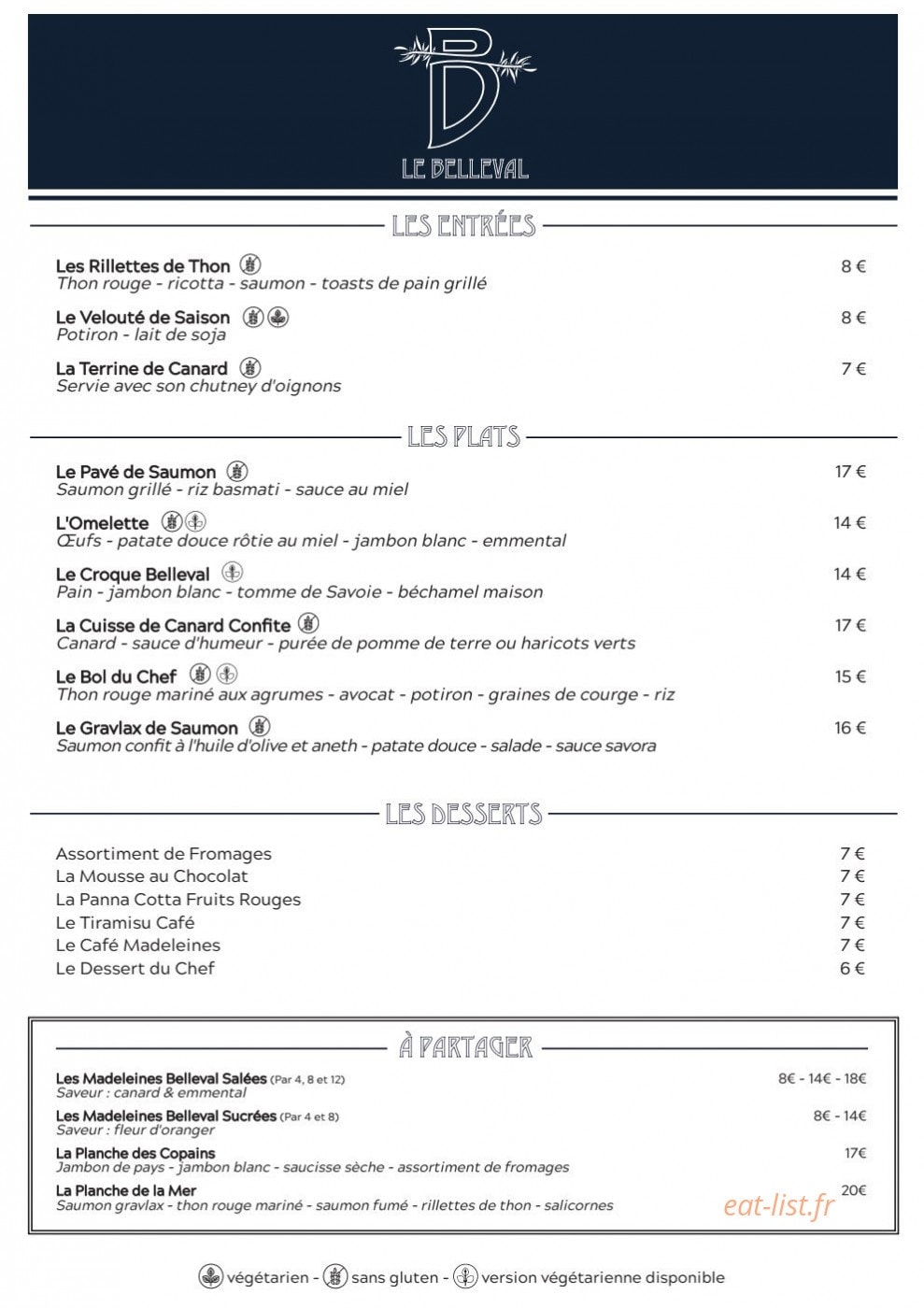 Le Belleval — carte page 1