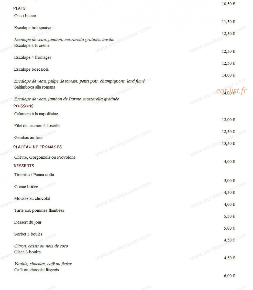 Le Bigado — carte page 4