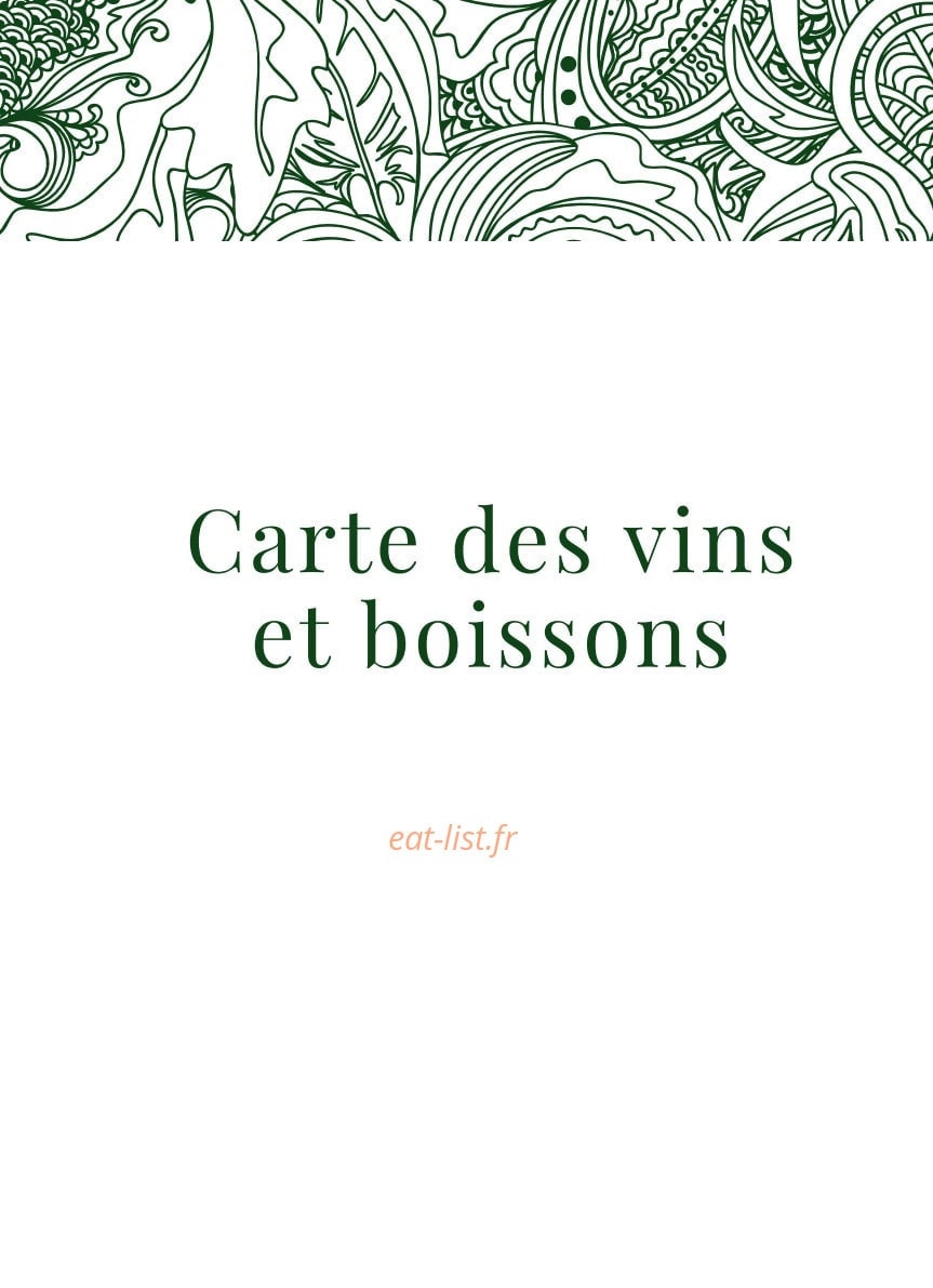 Le Boccador — carte page 5
