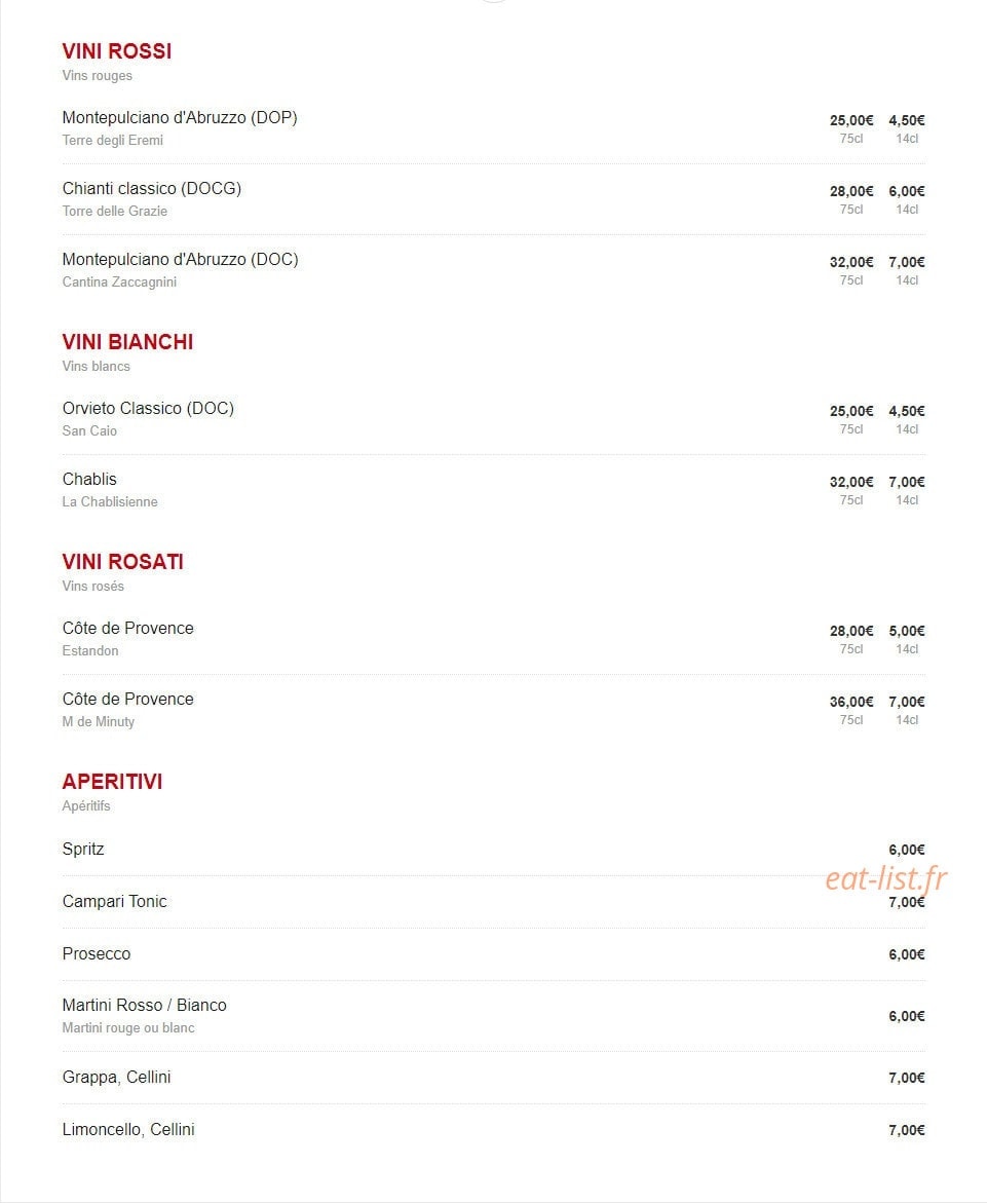 Le Comptoir de L'Artoise — carte page 2