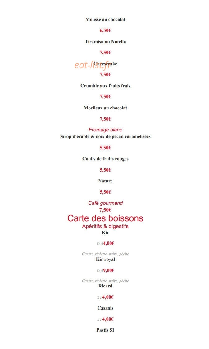 Le Corvetto — carte page 3