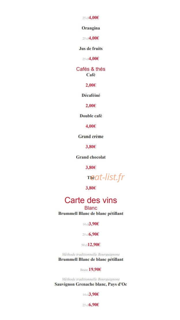 Le Corvetto — carte page 6