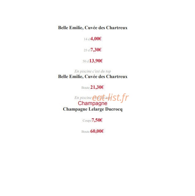 Le Corvetto — carte page 8