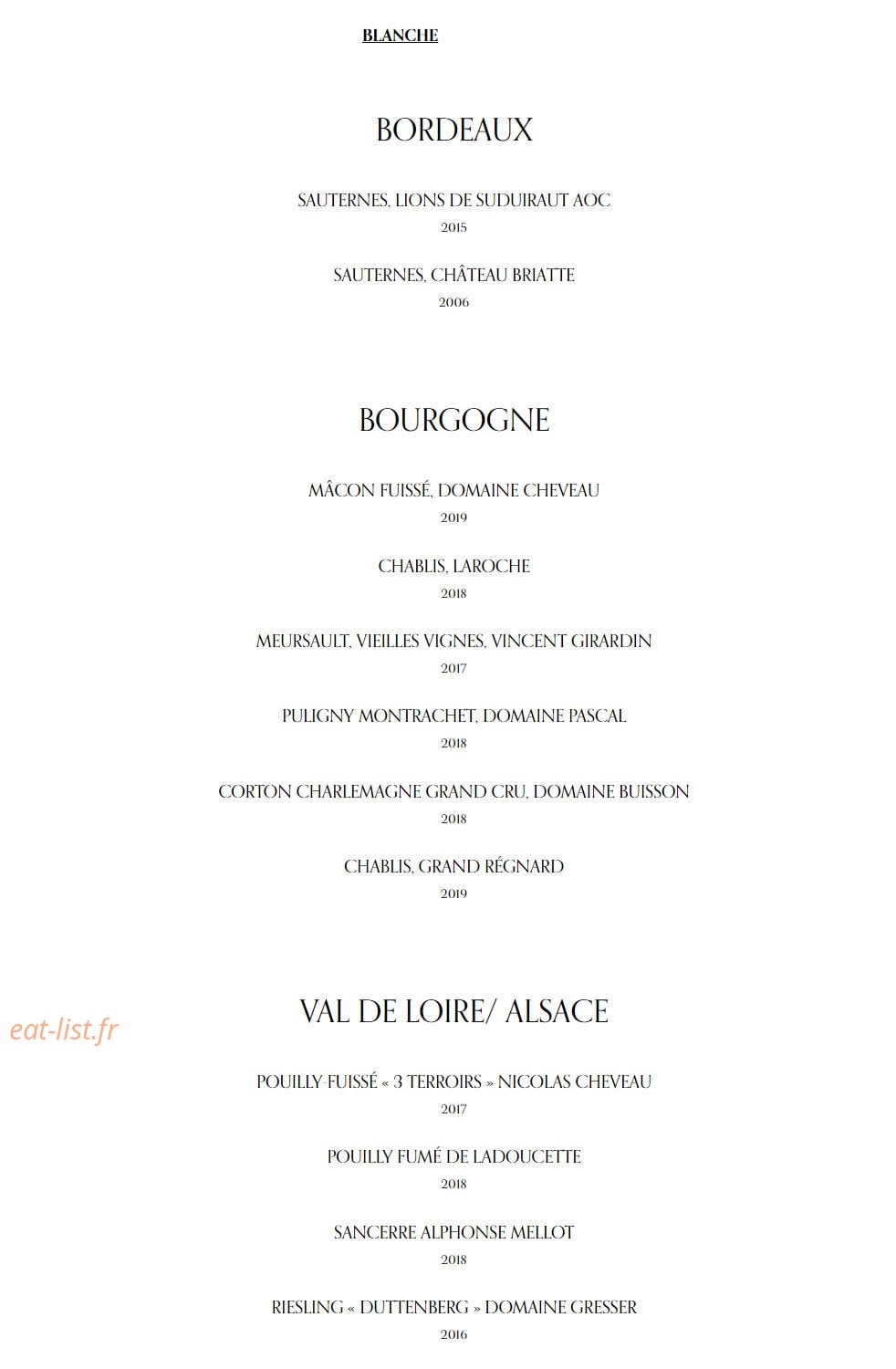 Le Magnifique — carte page 7