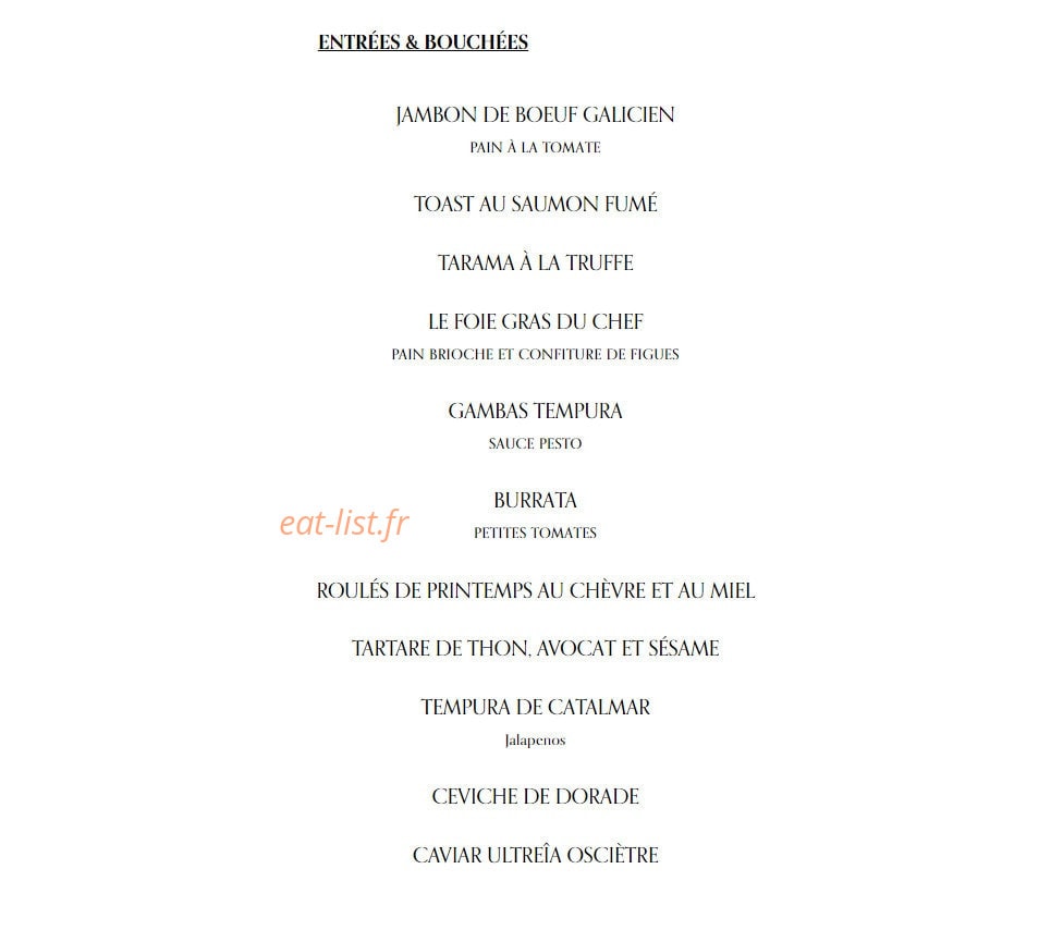 Le Magnifique — carte page 1