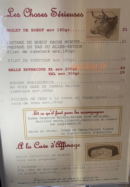 Le Mess — carte page 2
