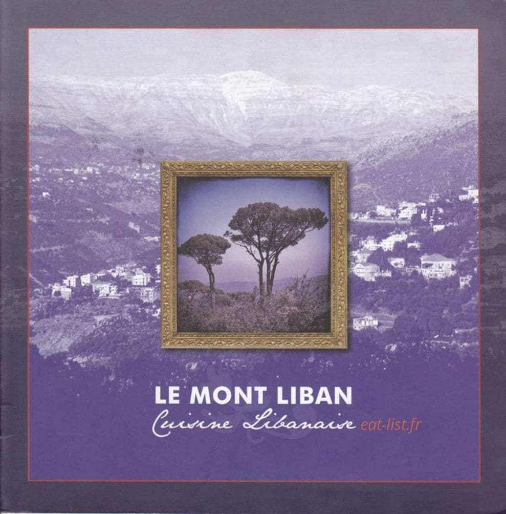 Le Mont Liban — carte page 1