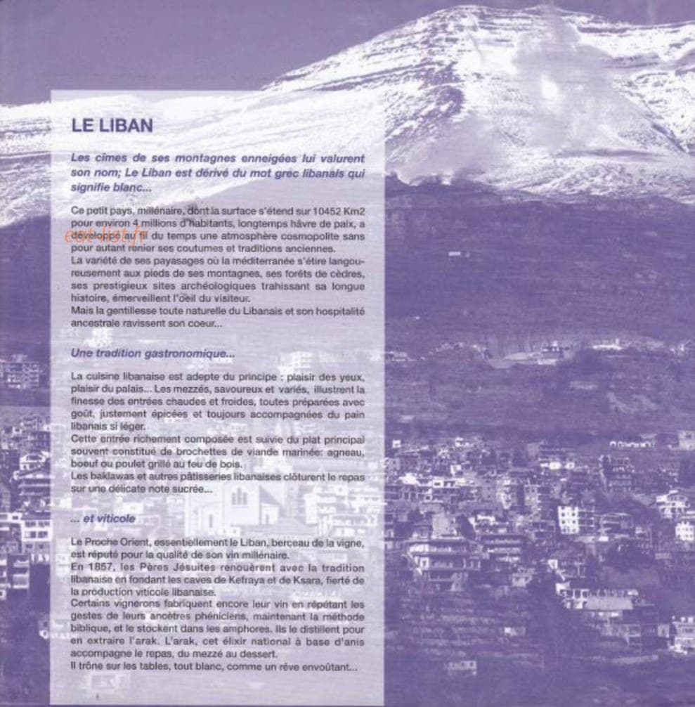 Le Mont Liban — carte page 2