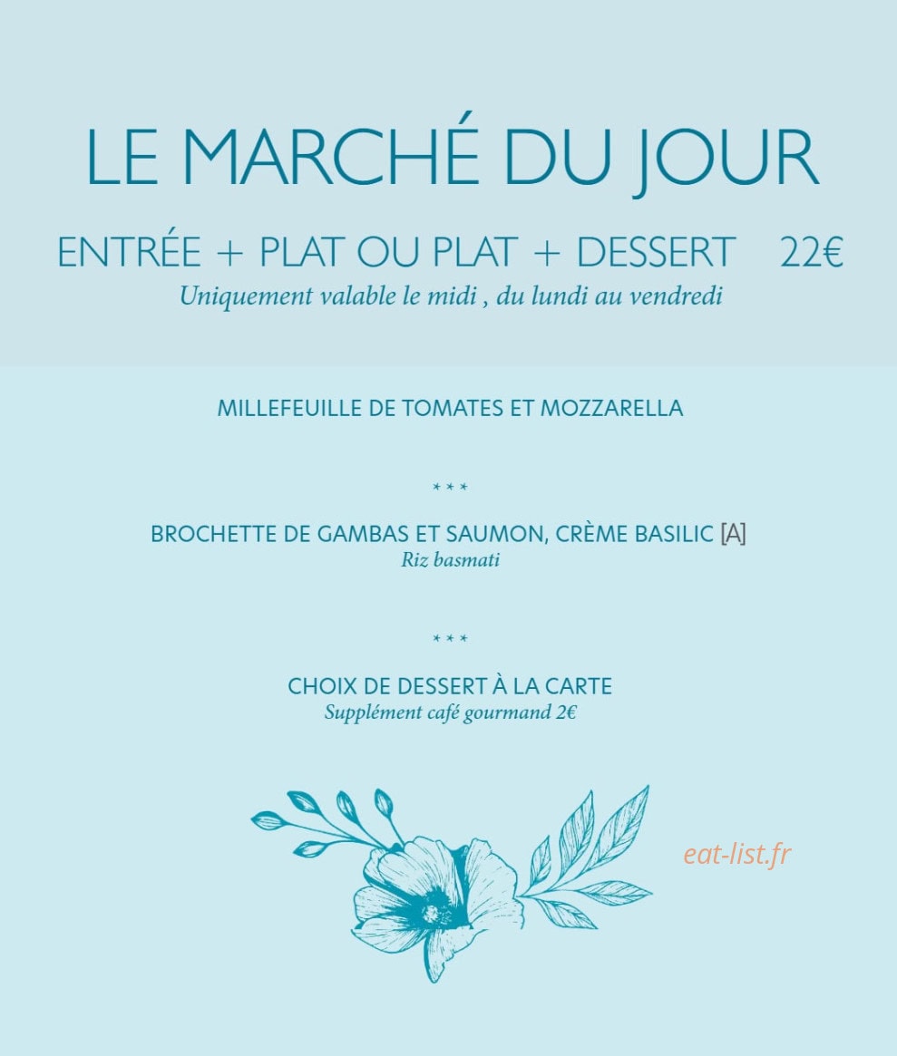 Le Paon — carte page 1