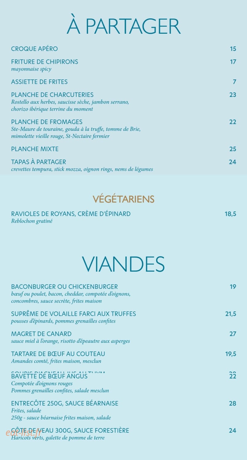 Le Paon — carte page 3