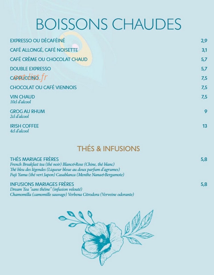 Le Paon — carte page 9
