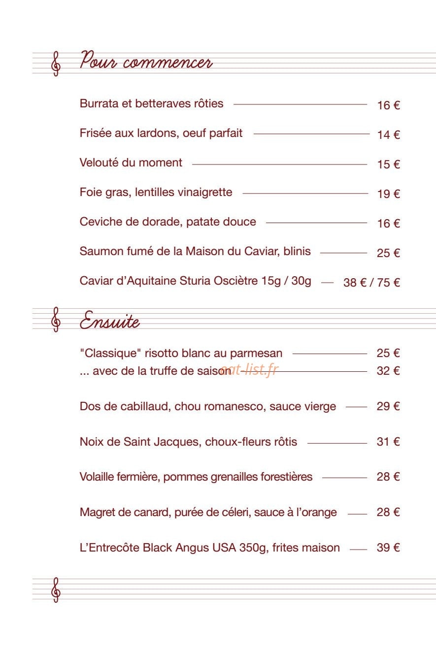 Le Piaf — carte page 2