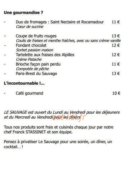 Le sauvage — carte page 2