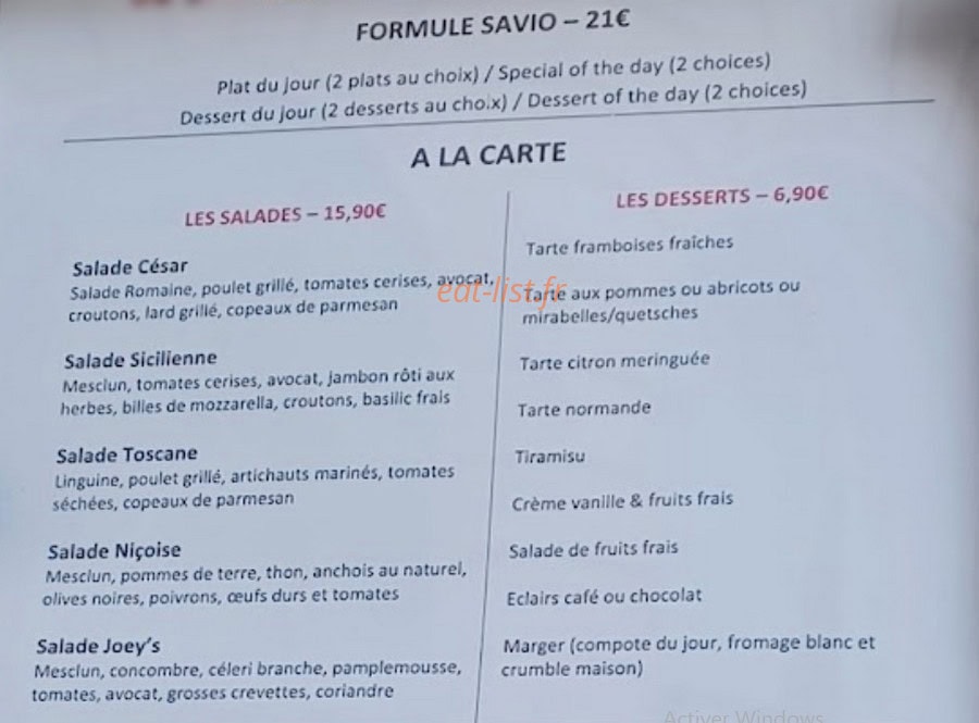 Le Savio — carte page 1