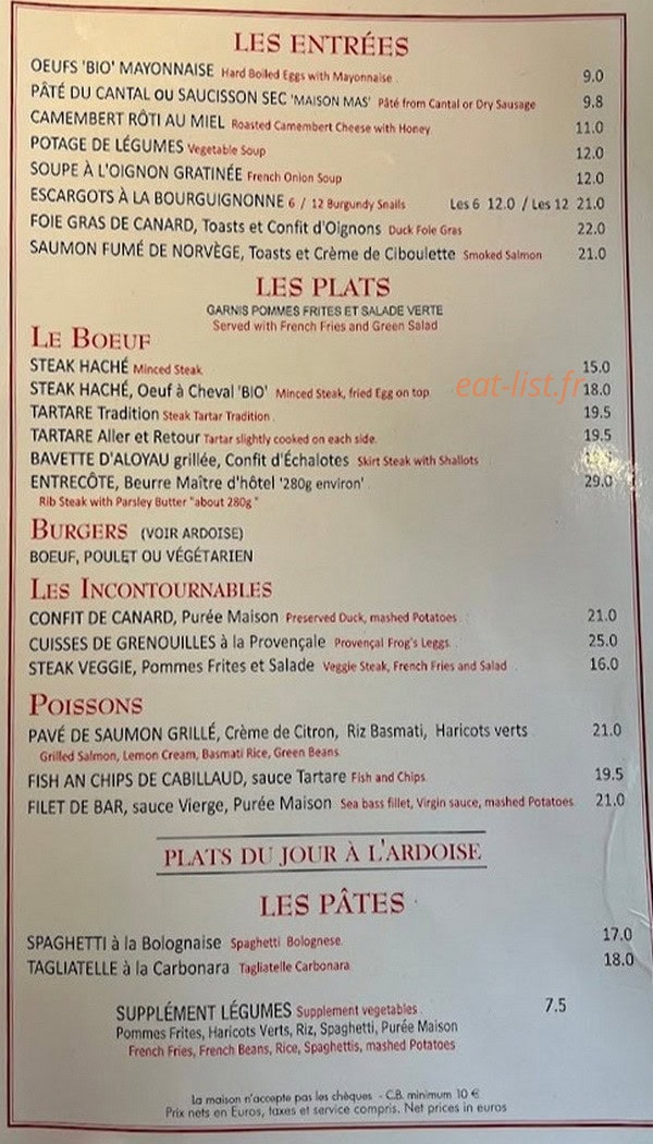 Le Week End — carte page 1