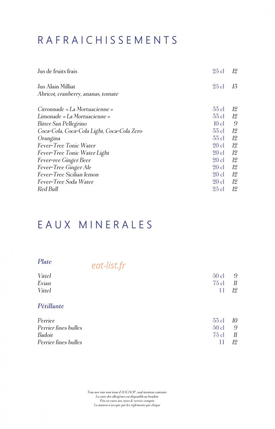 Les Ambassadeurs — carte page 10