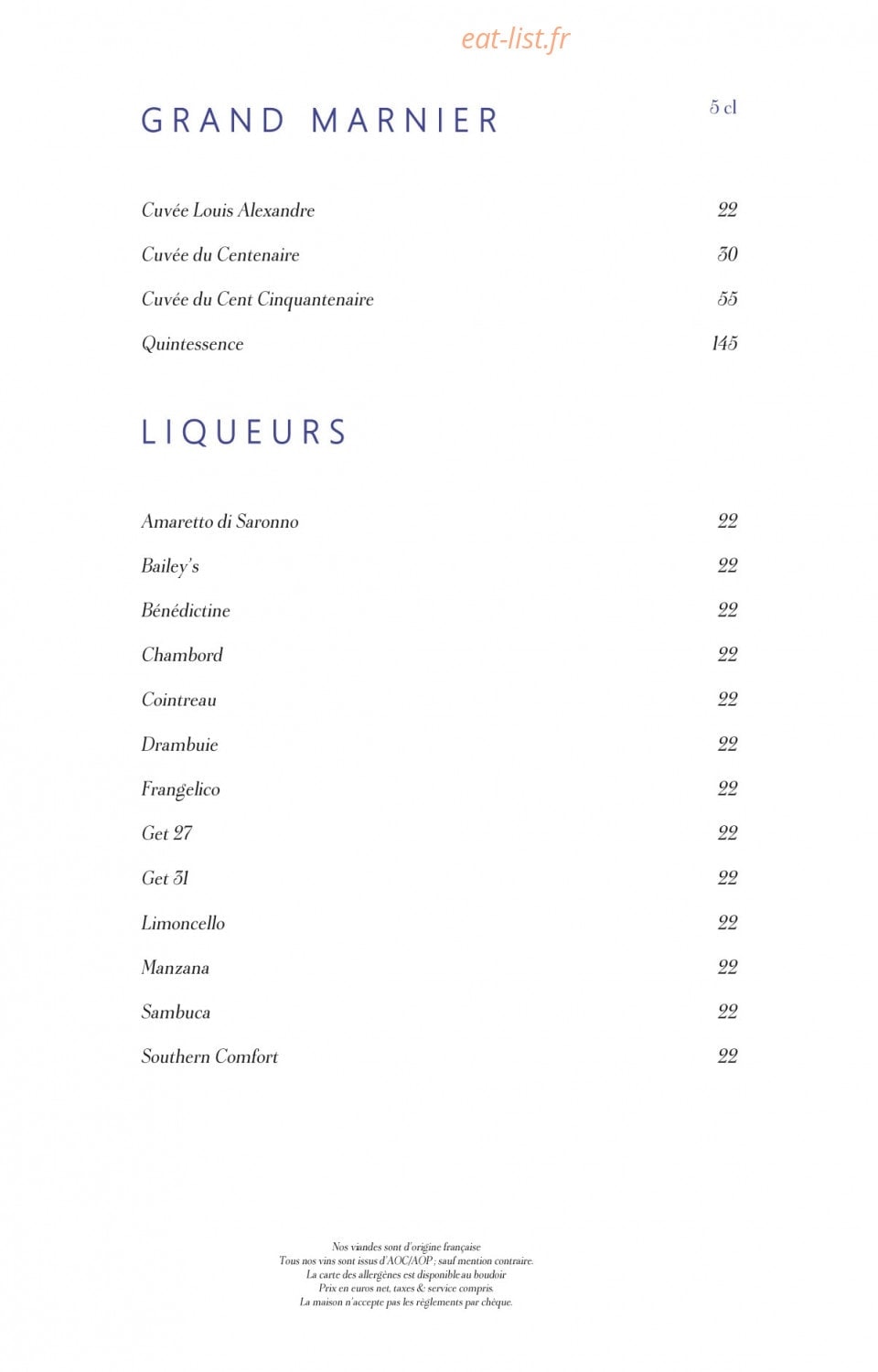 Les Ambassadeurs — carte page 34