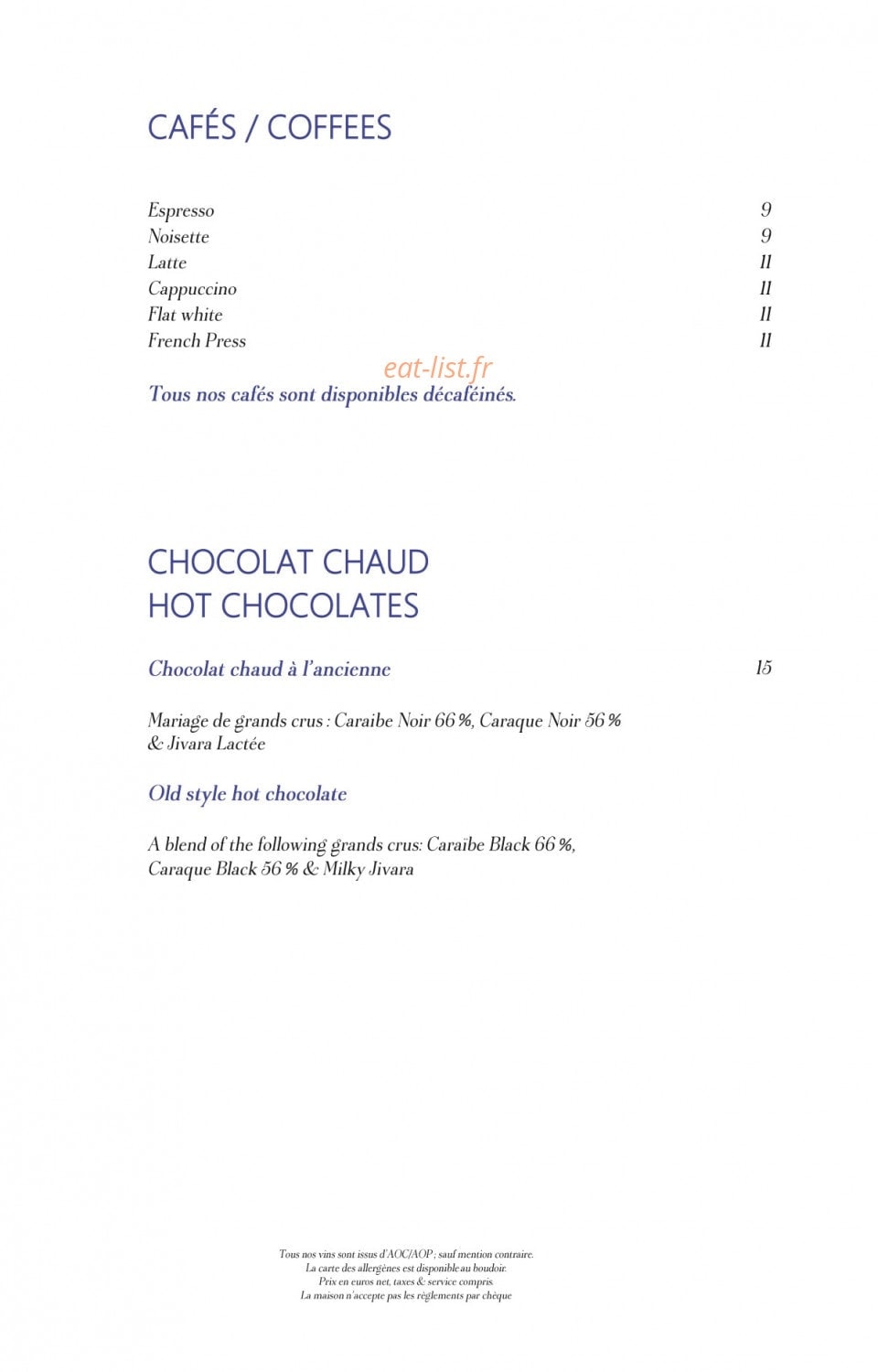 Les Ambassadeurs — carte page 9