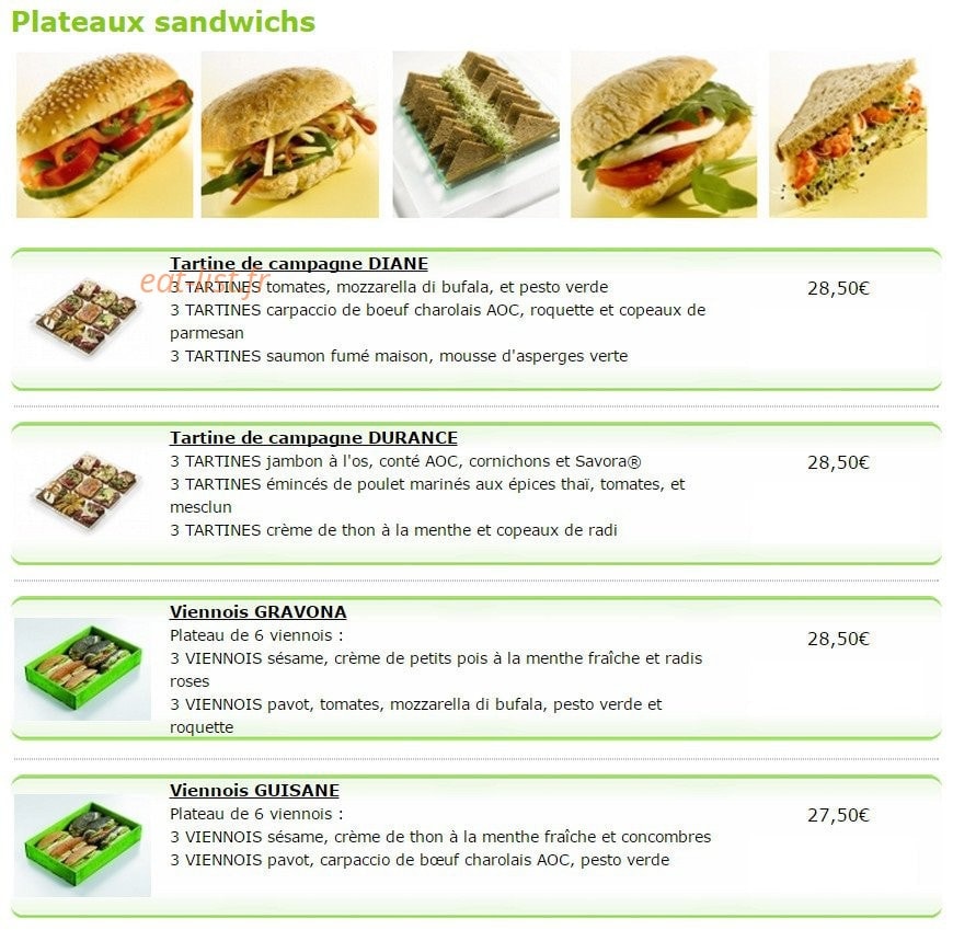 Les jardins d'epicure — carte page 7