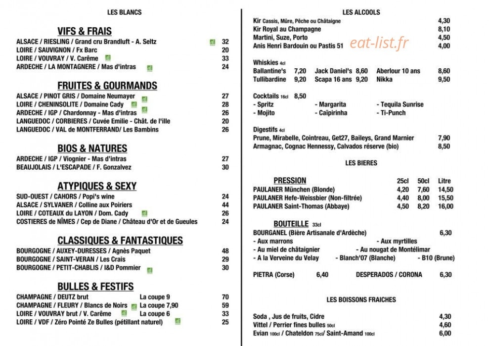 Les Tanins — carte page 3