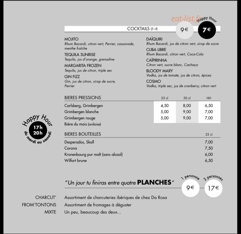 Les Tontons du Huitième — carte page 2