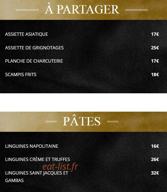 M Georges — carte page 1