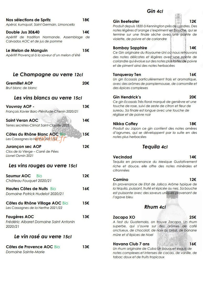 Ma Dame — carte page 8