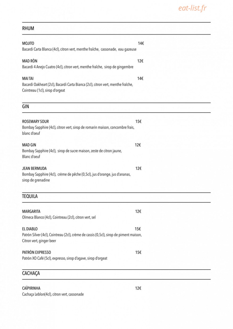 Madmen — carte page 8