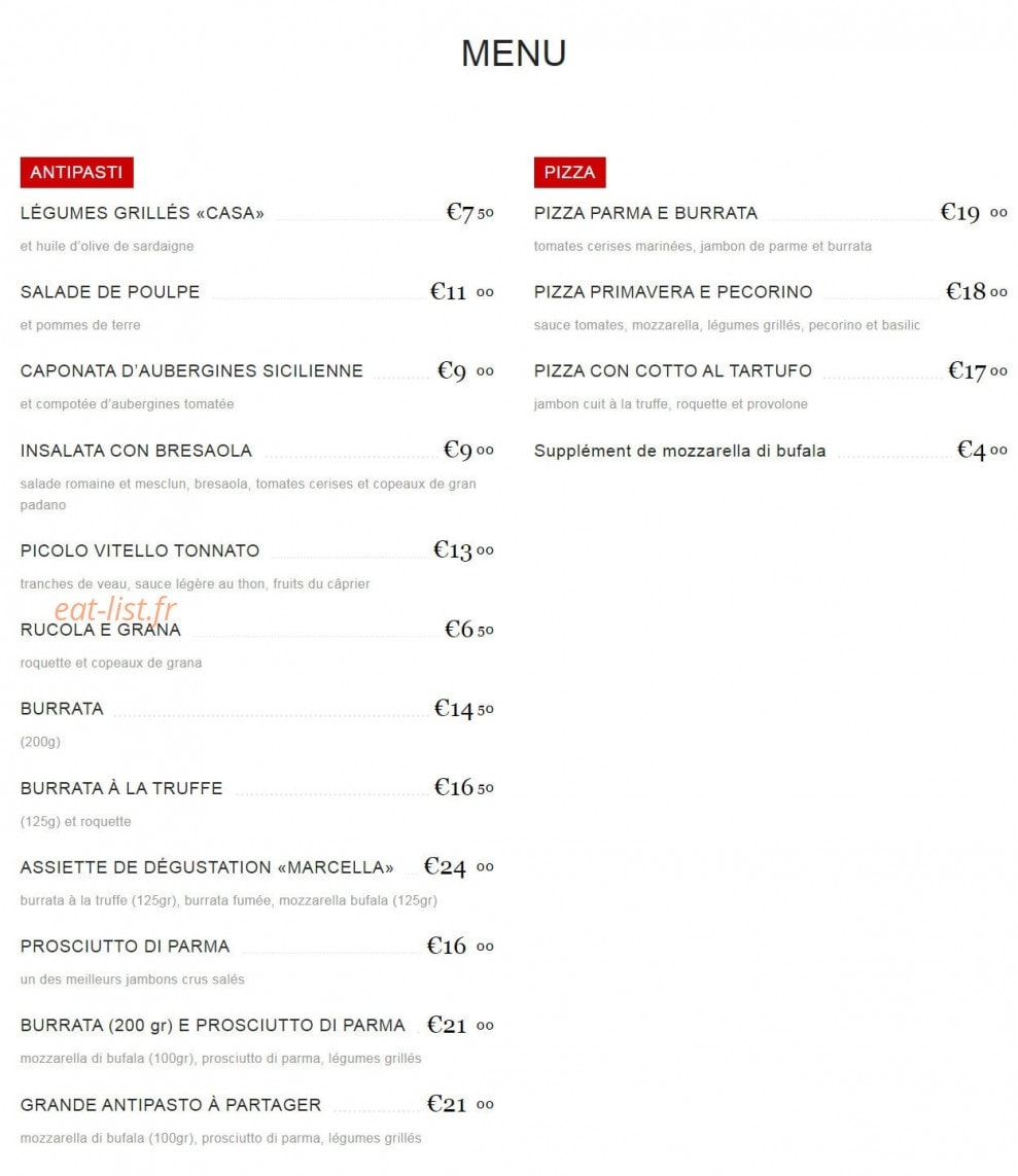 Marcella — carte page 1