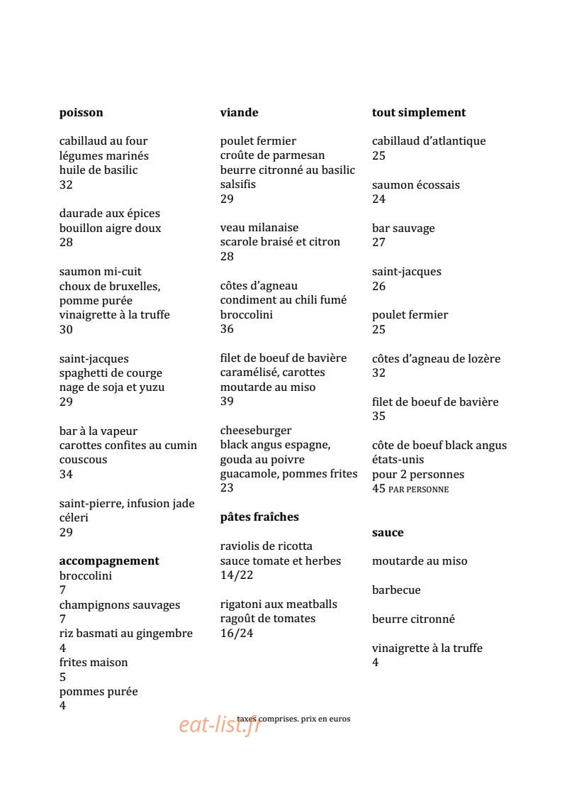 Market — carte page 2