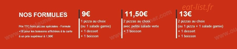 Matteo pizza — carte page 2